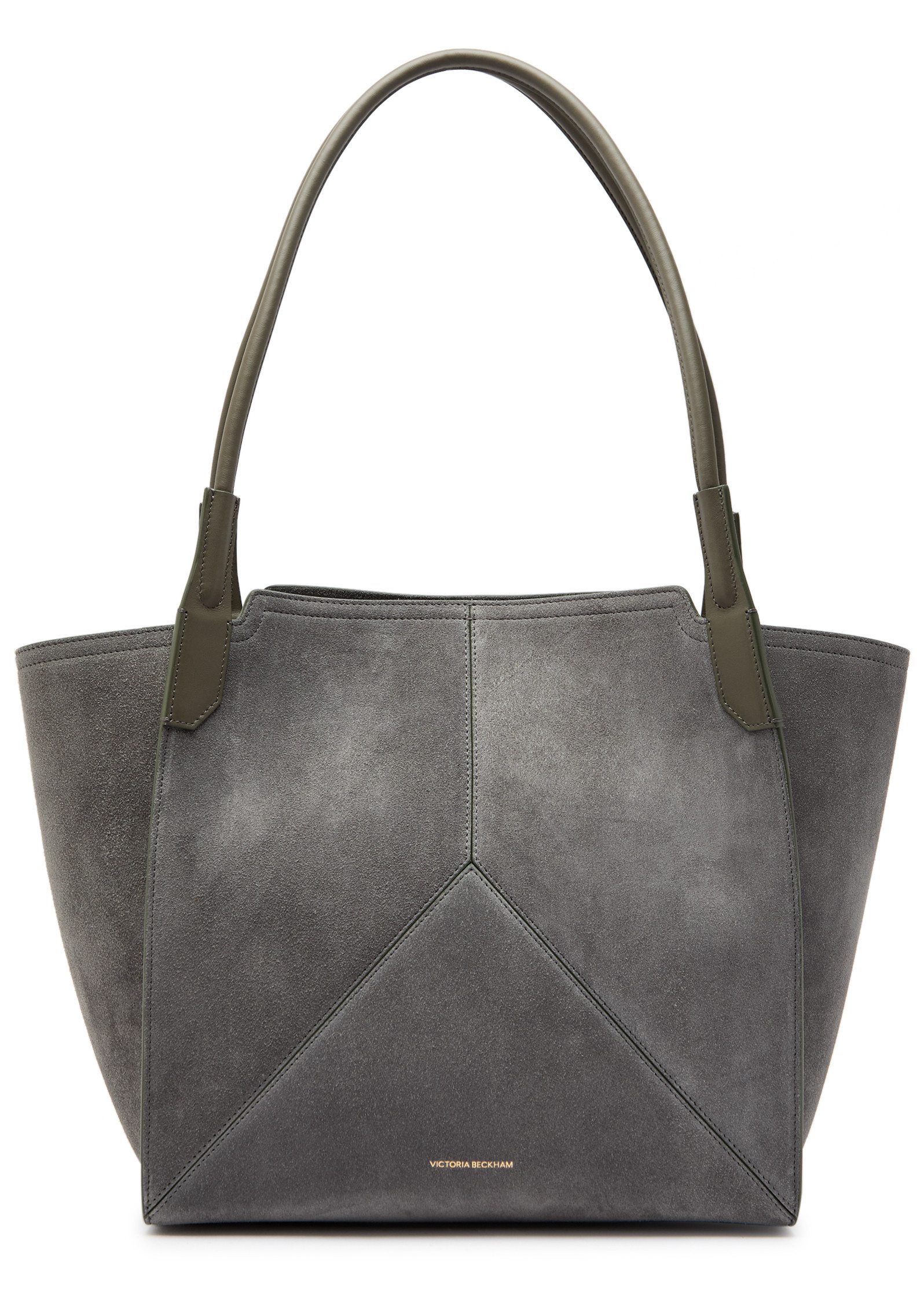 Victoria small panelled suede tote bag | Harvey Nichols