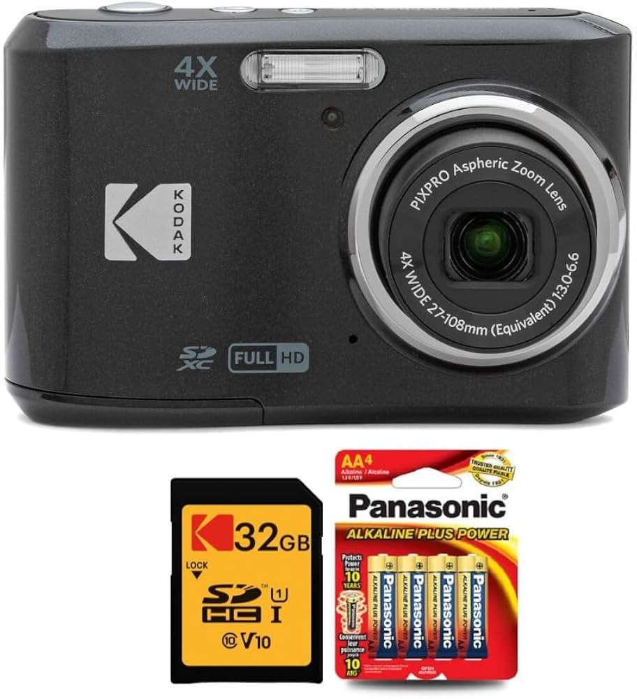 Kodak PIXPRO FZ45 Digital Camera (Black) Bundle with 32GB Class 10 UHS-I U1 SDHC Memory Card and ... | Amazon (US)