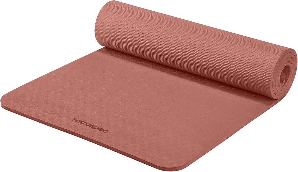Retrospec Zuma Yoga Mat | 1/2 Inch Thick Non Slip Workout Mat | TPE Exercise Mat for Yoga, Pilate... | Amazon (US)