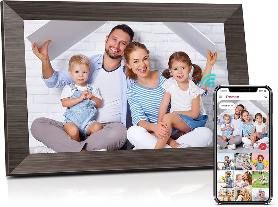 10.1 Inch Digital Picture Frame, Canupdog Smart WiFi Digital Photo Frame with IPS Touch Screen, 1... | Amazon (US)