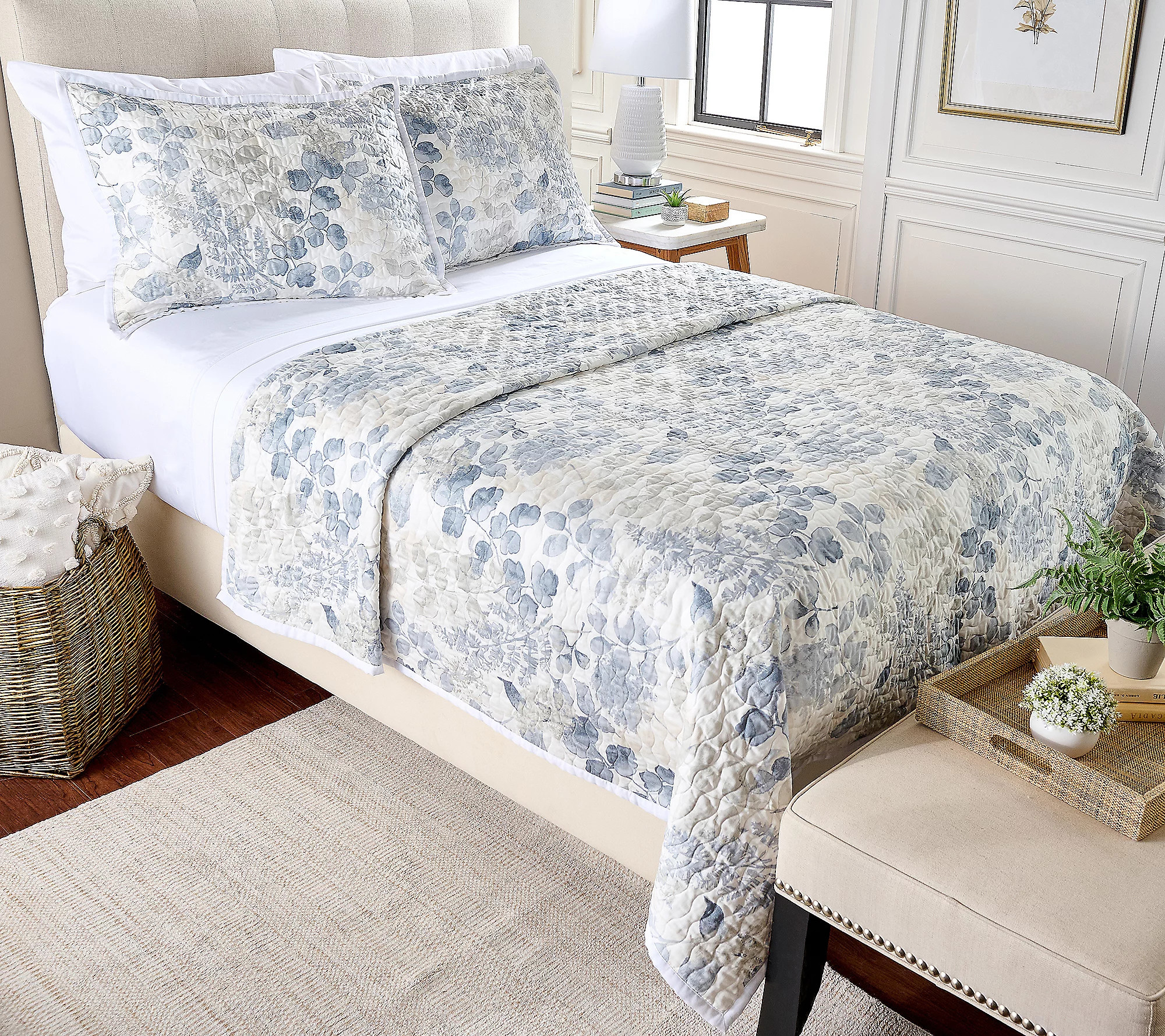 As Is Northern Nights Powered by Pure Earth QuiltSet-Queen | QVC