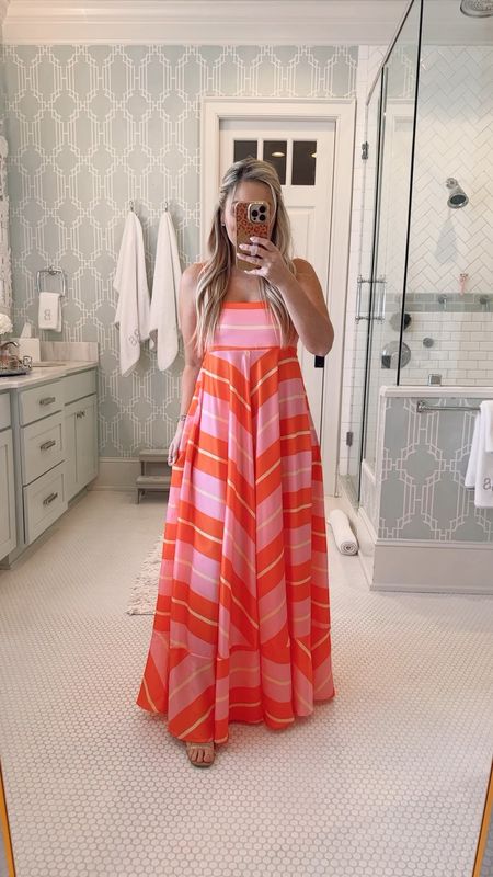 Such a beautiful
Maxi dress! Wearing size small! 
Perfect for vacation or wedding

Code: WHITNEYRIFE for 20% off 

#LTKwedding #LTKtravel #LTKfindsunder100