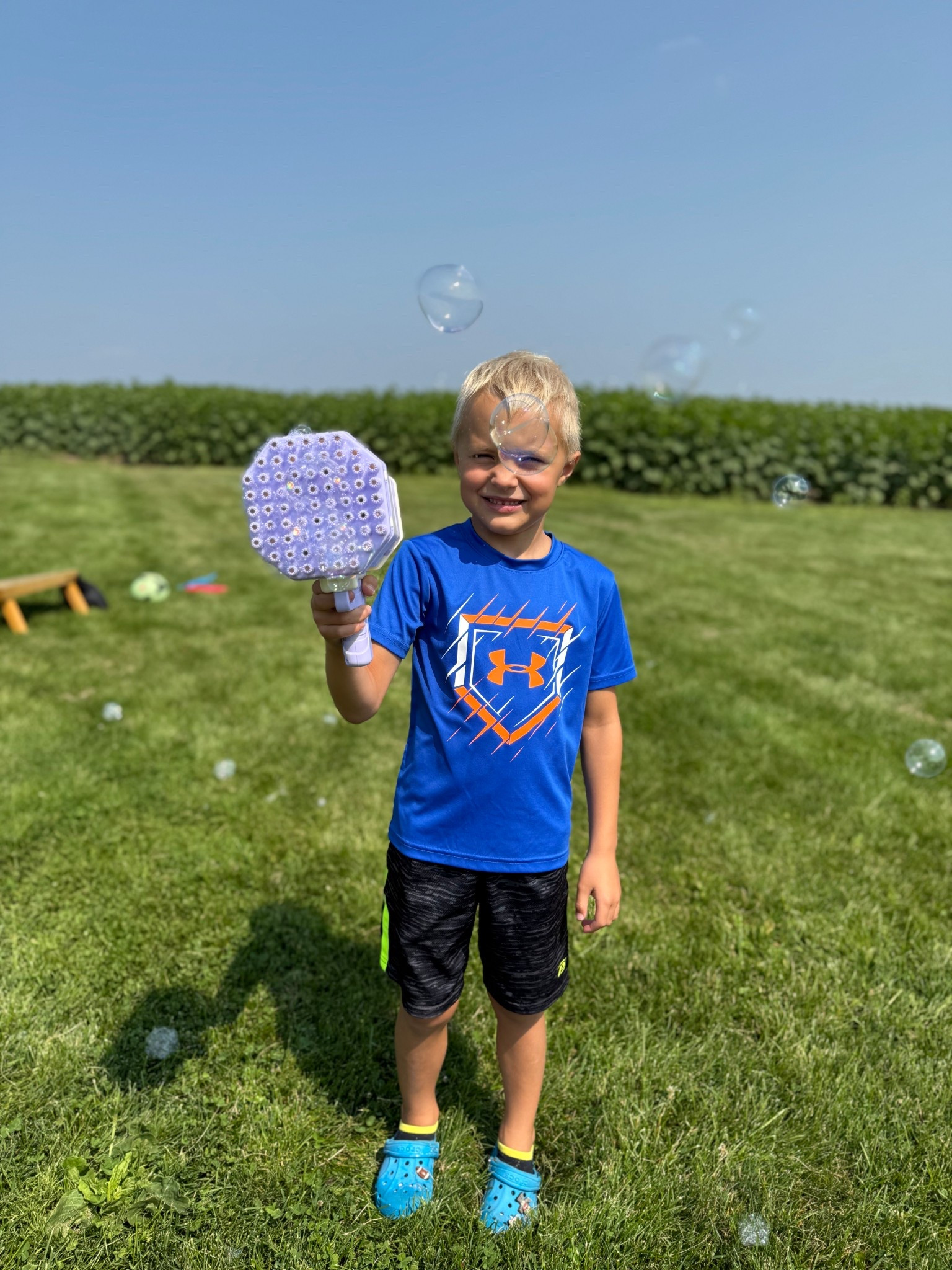 The best bubble machine ever! #summerfun #bubbles #toys 
