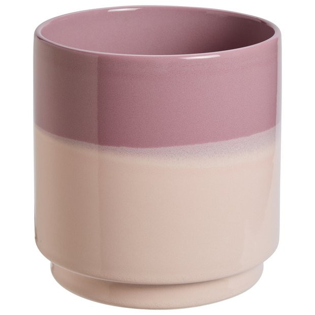 Buy Home 20cm Glazed Ceramic Planter | Garden pots and planters | Argos | argos.co.uk