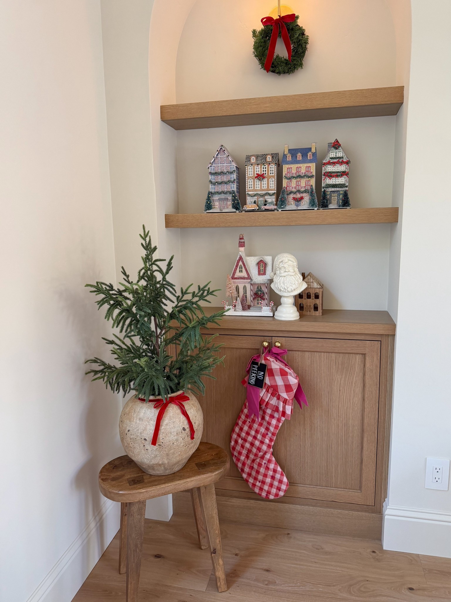 If you know, you know: Hobby Lobby pots are secretly the perfect match for their mini Christmas trees. 🎄 Designer look, budget price, and zero one will ever know. ✨ 
