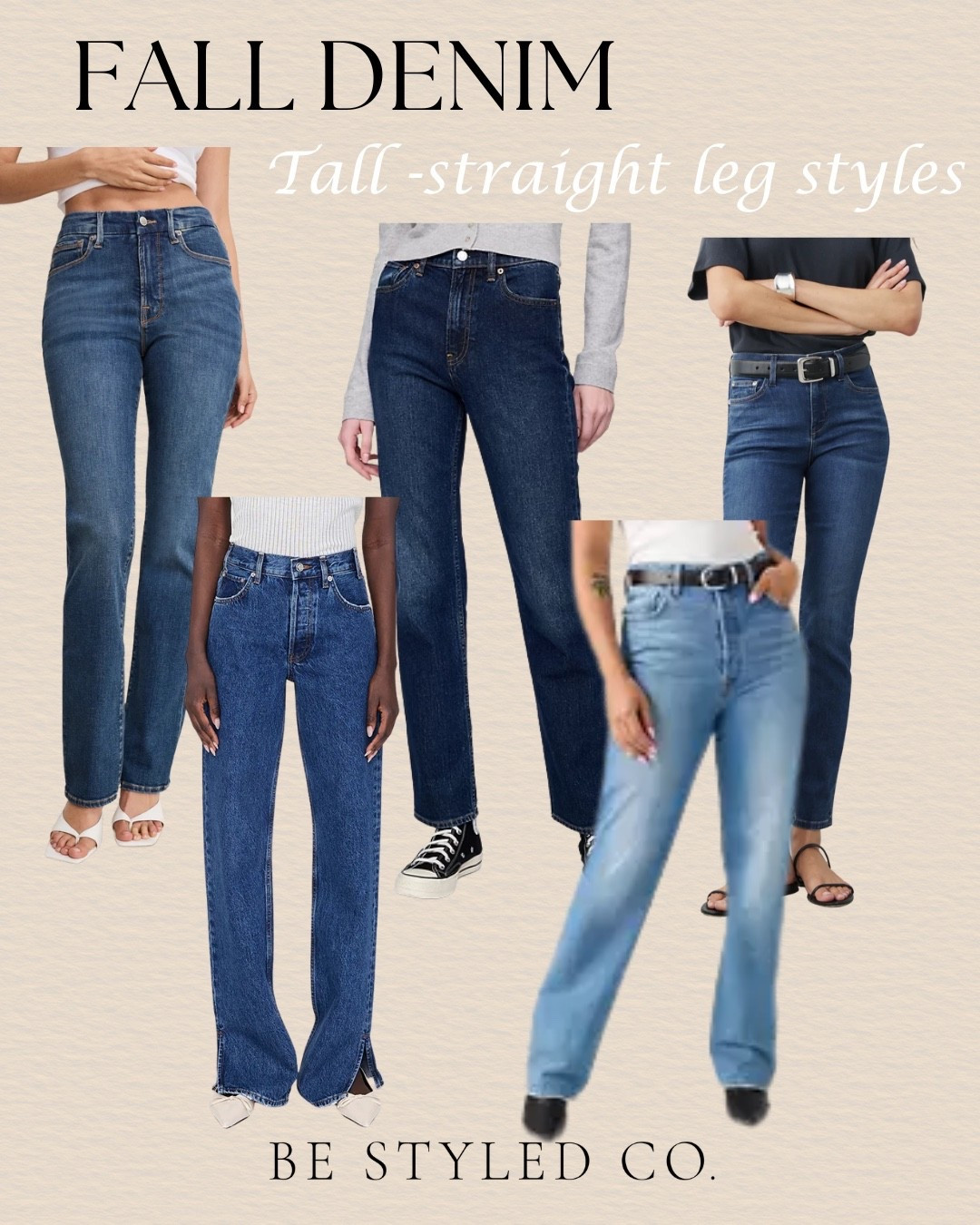 Tall girl jeans do exist! Jeans in 32 and 34 inch inseam - straight leg tall jeans 

#LTKOver40 #LTKSeasonal #LTKStyleTip