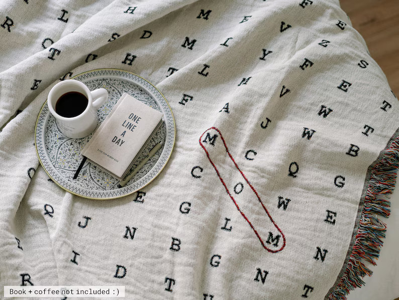 Mom Blanket - Mother's Day Gift, Puzzle Gift for Mom under 100, Home Decor Woven Textile Birthday... | Etsy (US)