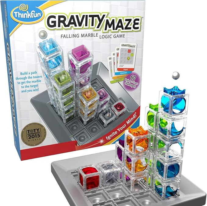 ThinkFun Gravity Maze Marble Run Brain Game and STEM Toy for Boys and Girls Age 8 and Up | Amazon (US)