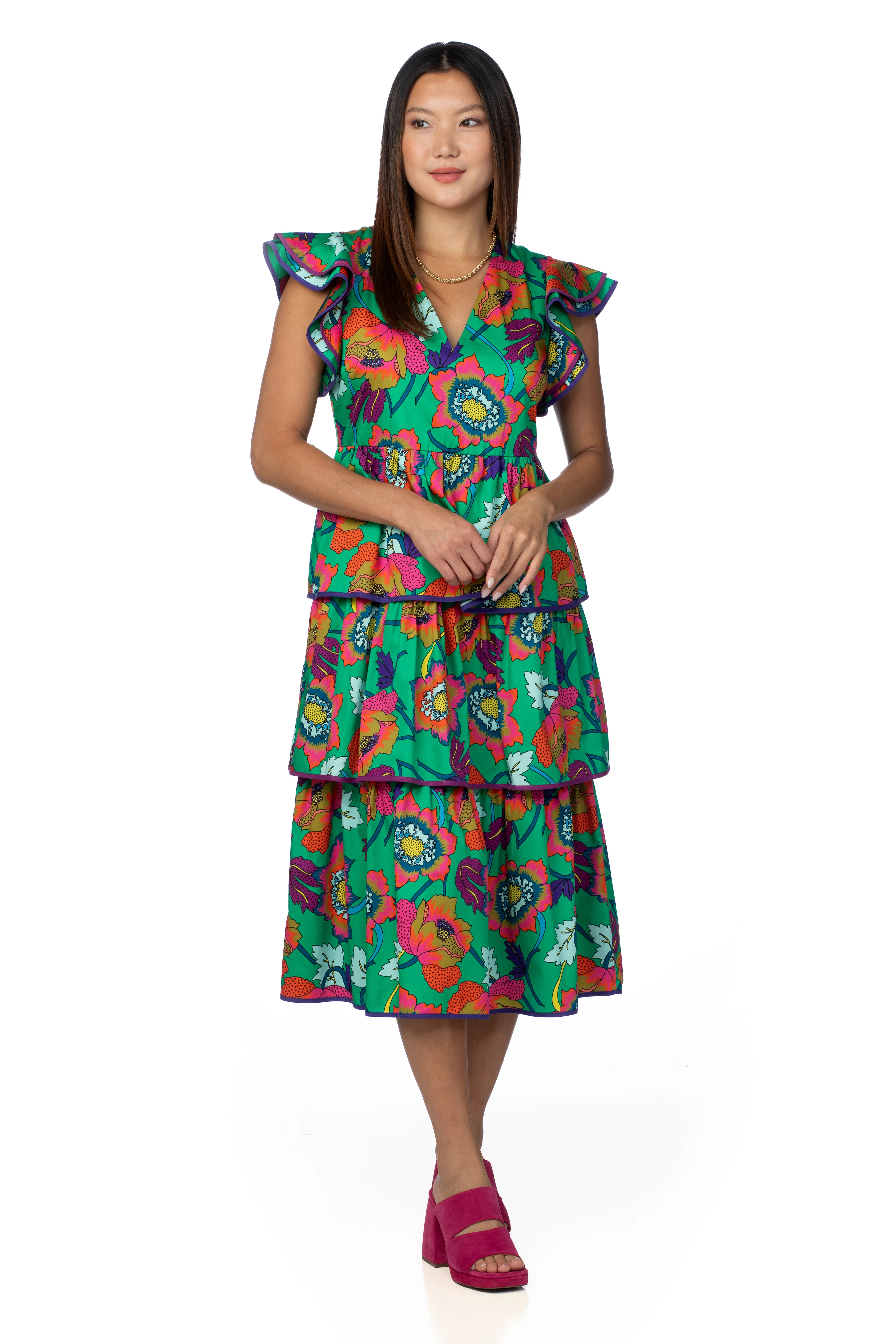 Jordan Dress in Packed Party - CROSBY by Mollie Burch | CROSBY by Mollie Burch