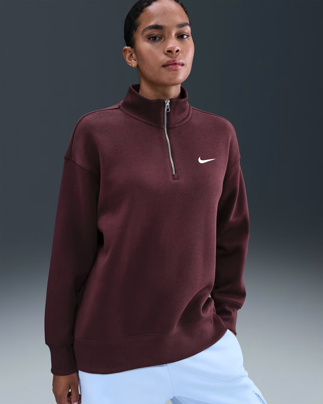 Nike Sportswear Phoenix Fleece Women's Oversized 1/4-Zip Long Sweatshirt | Nike (US)
