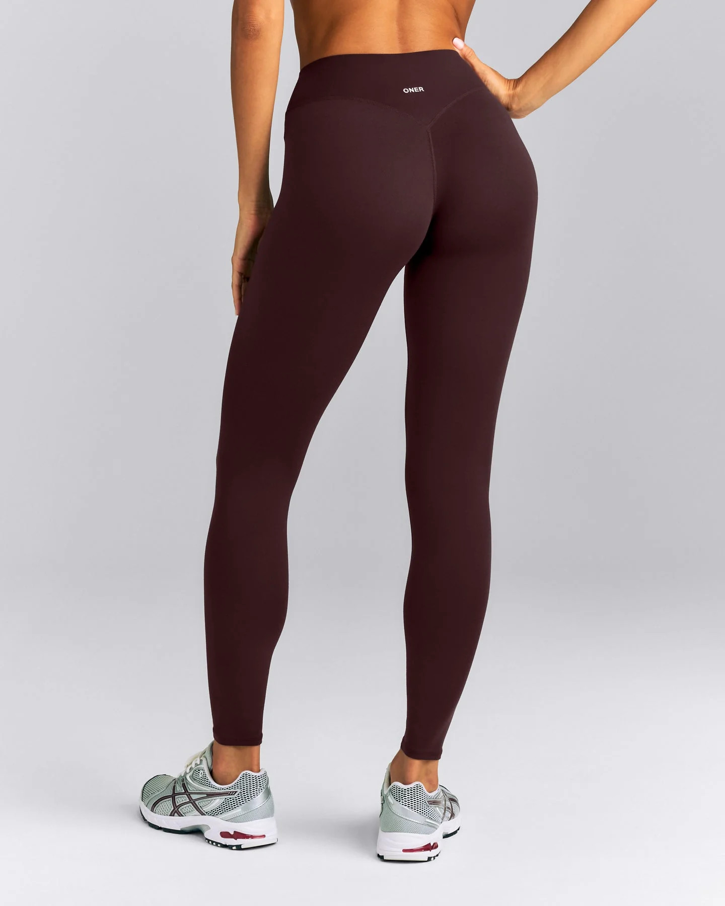 SoftMotion\u2122 Wrap Leggings New Branding 
 Plum Brown | Oner Active (UK / US)