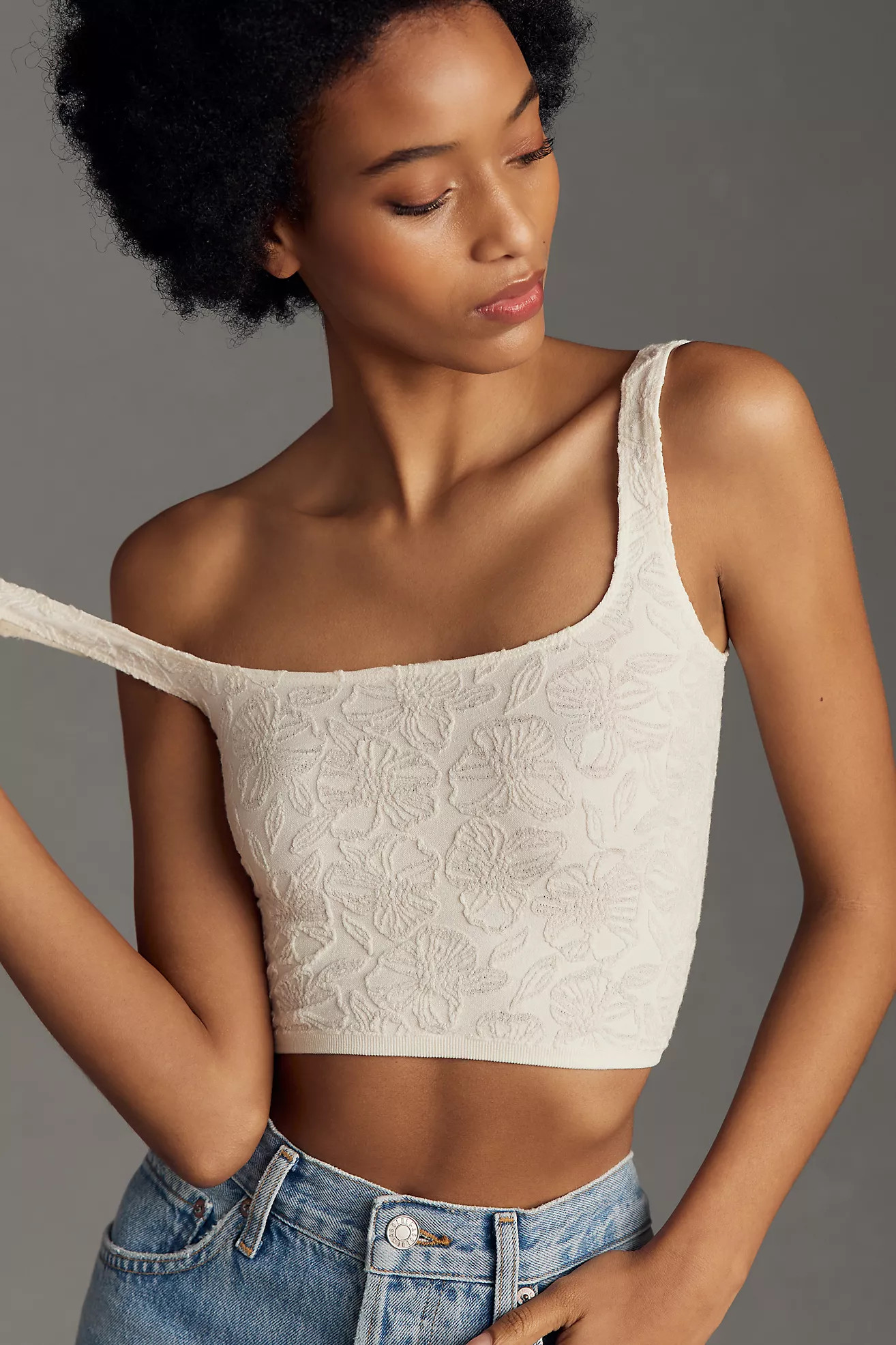 The Hannah Seamless Textured Tank | Anthropologie (US)