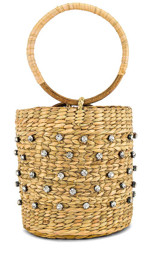 Lovers + Friends Athena Straw Bag in Straw - Tan. Size all. | Revolve Clothing (Global)