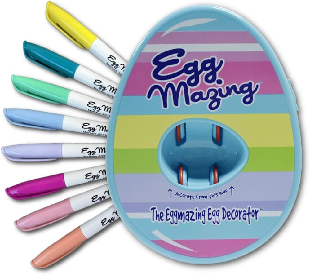 The Eggmazing Egg Decorator Easter Egg Decorator Kit - Arts and Crafts Set - Includes Egg Decorat... | Amazon (US)