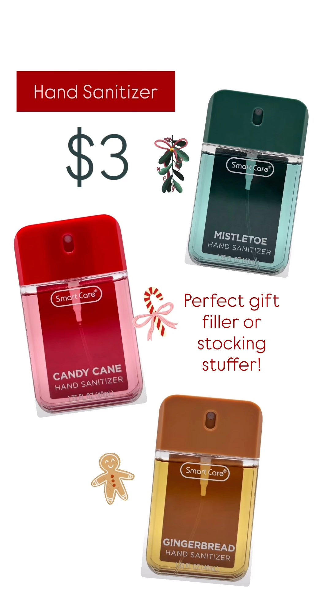 $3 holiday hand sanitizer  

#LTKHoliday #LTKfitnessgoals #LTKGiftGuide