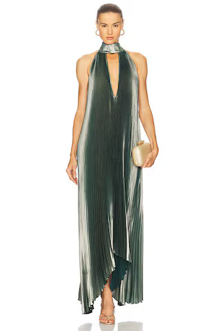L'IDEE Opera Gown in Oil Shine from Revolve.com | Revolve Clothing (Global)