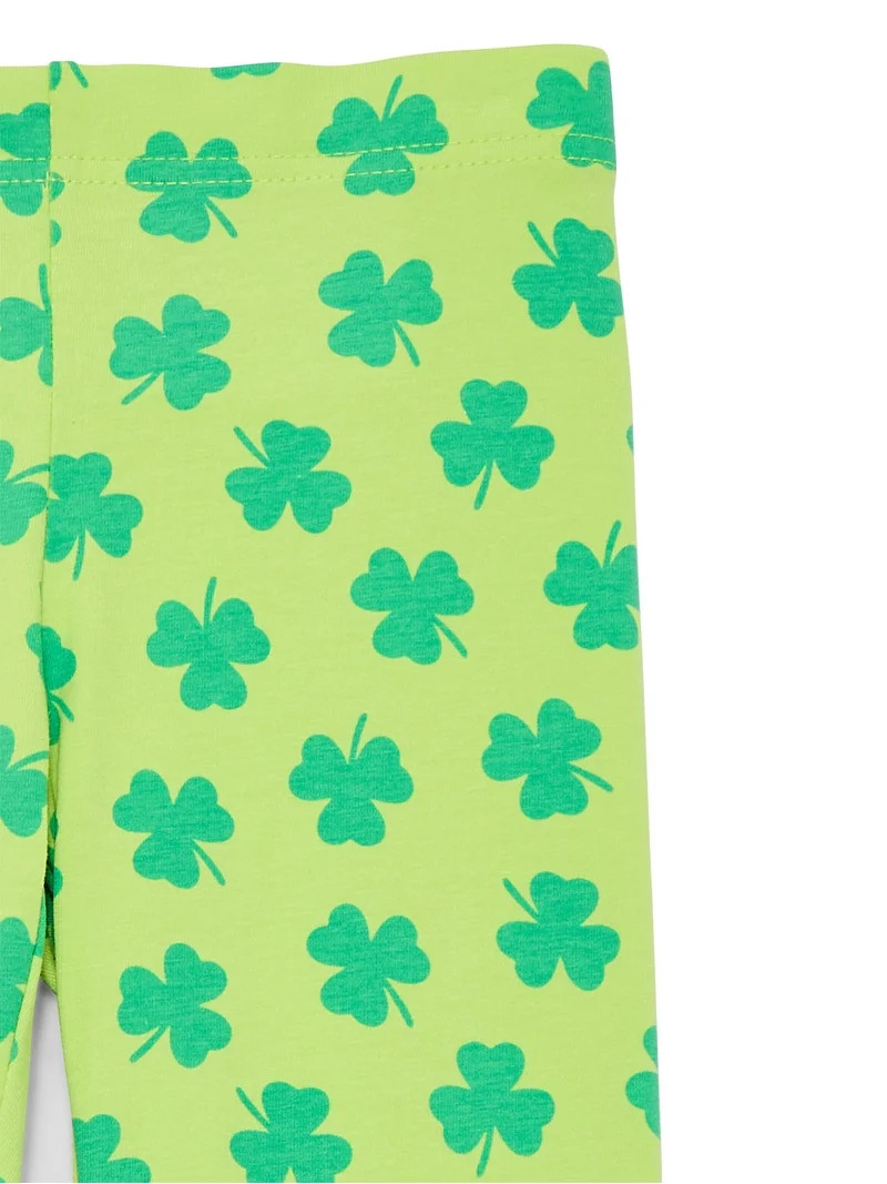 St. Patrick's Day Girls Print Leggings from Way To Celebrate, Sizes 4-18 | Walmart (US)