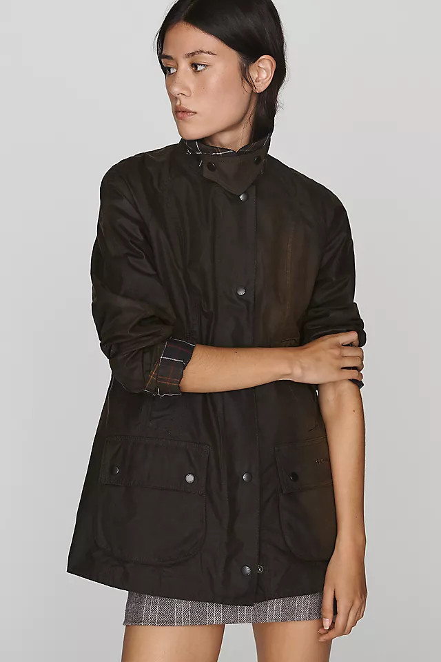 Classic Beadnell 100% Waxed Cotton Jacket | Anthropologie (US)