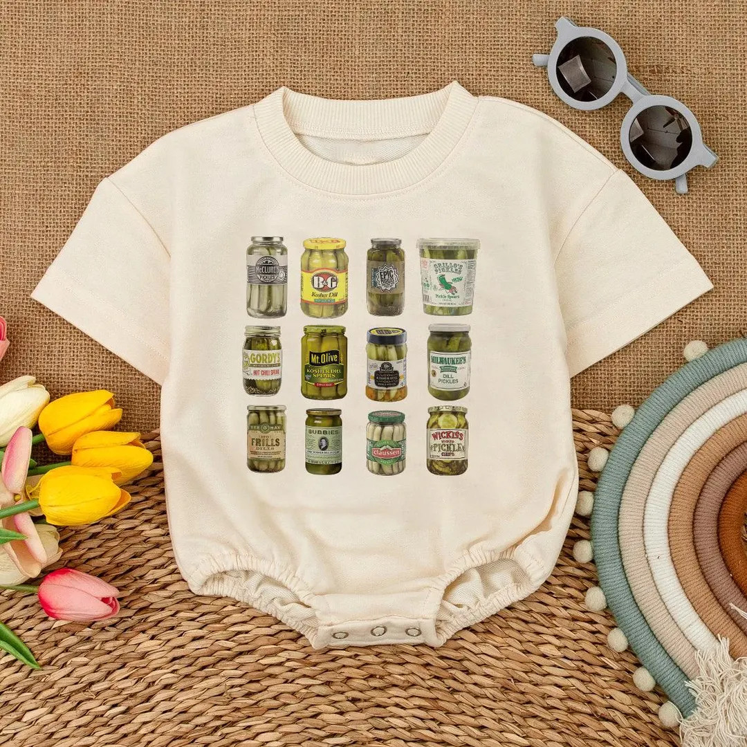 Funny Pickle Bubble Romper, Pickle Baby Clothes, Animal Baby Clothes, Pickle Lover Bodysuit, Prot... | Etsy (US)