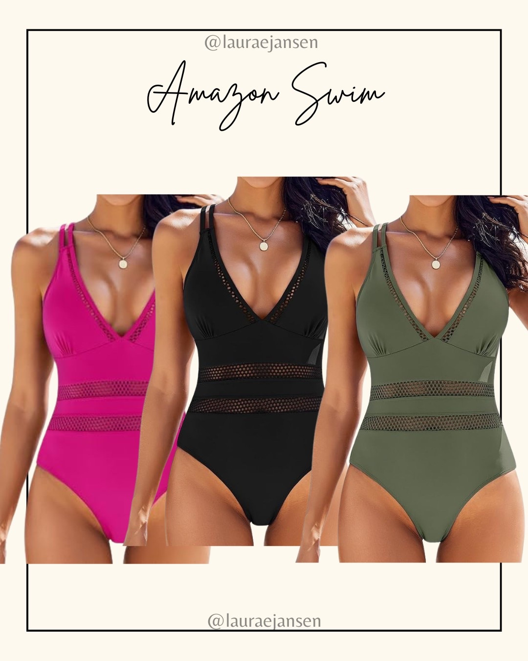 Chic and trendy one piece swimsuit 

#LTKSwim #LTKFindsUnder50 #LTKSeasonal