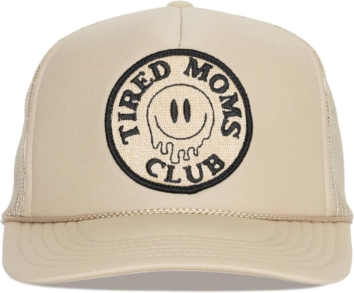 Friday Feelin' Tired Moms Womens Trucker Hat - Adjustable Baseball Hats for Women, Mesh Snapback,... | Amazon (US)
