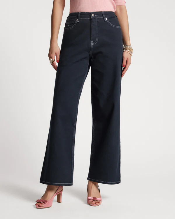 Ace Jean Stretch Denim - Indigo | Frances Valentine