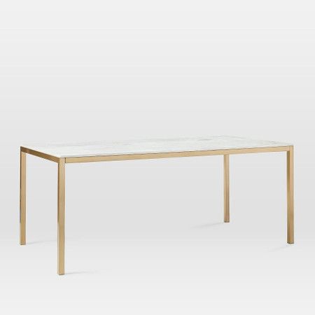 Frame Dining Table - Marble | West Elm (UK)