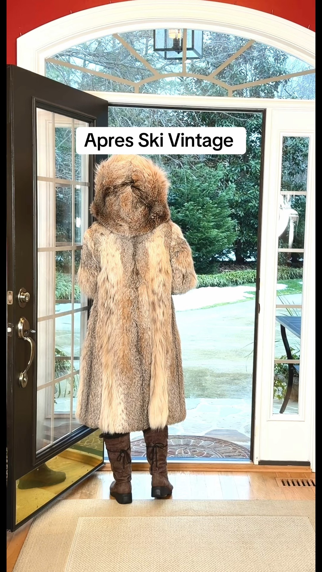 Apres ski outfit with Vintage fur, cowboy hat, jeans and a rocking hoodie with suede boots. #apresski #vintage #ootd #style #cowboyhat

#LTKOver40 #LTKootd #LTKTravel
