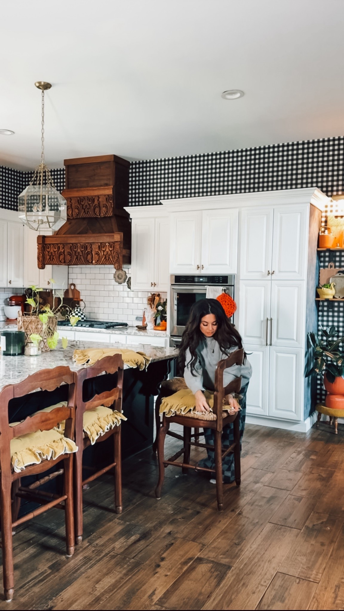 Four for $50 barstool or dining chair seat cushion pillows! Love these they look like anthro but are more affordable!! Love this look for less! Home farmhouse boho cottage style 

#LTKSpringSale #LTKHome #LTKSaleAlert