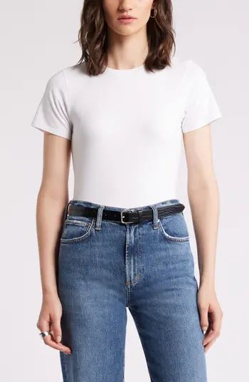 Pima Cotton Blend Crewneck T-Shirt | Nordstrom