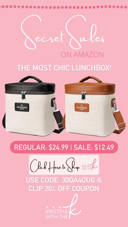 Fun finds on Amazon’s secret sales today!

Chic work lunchbox. Lunch bag. Backpack cooler. Closet organization. Bag organizer. Crossbody neutral purse. Ruffle puffer vest.

#LTKfindsunder50 #LTKworkwear #LTKhome