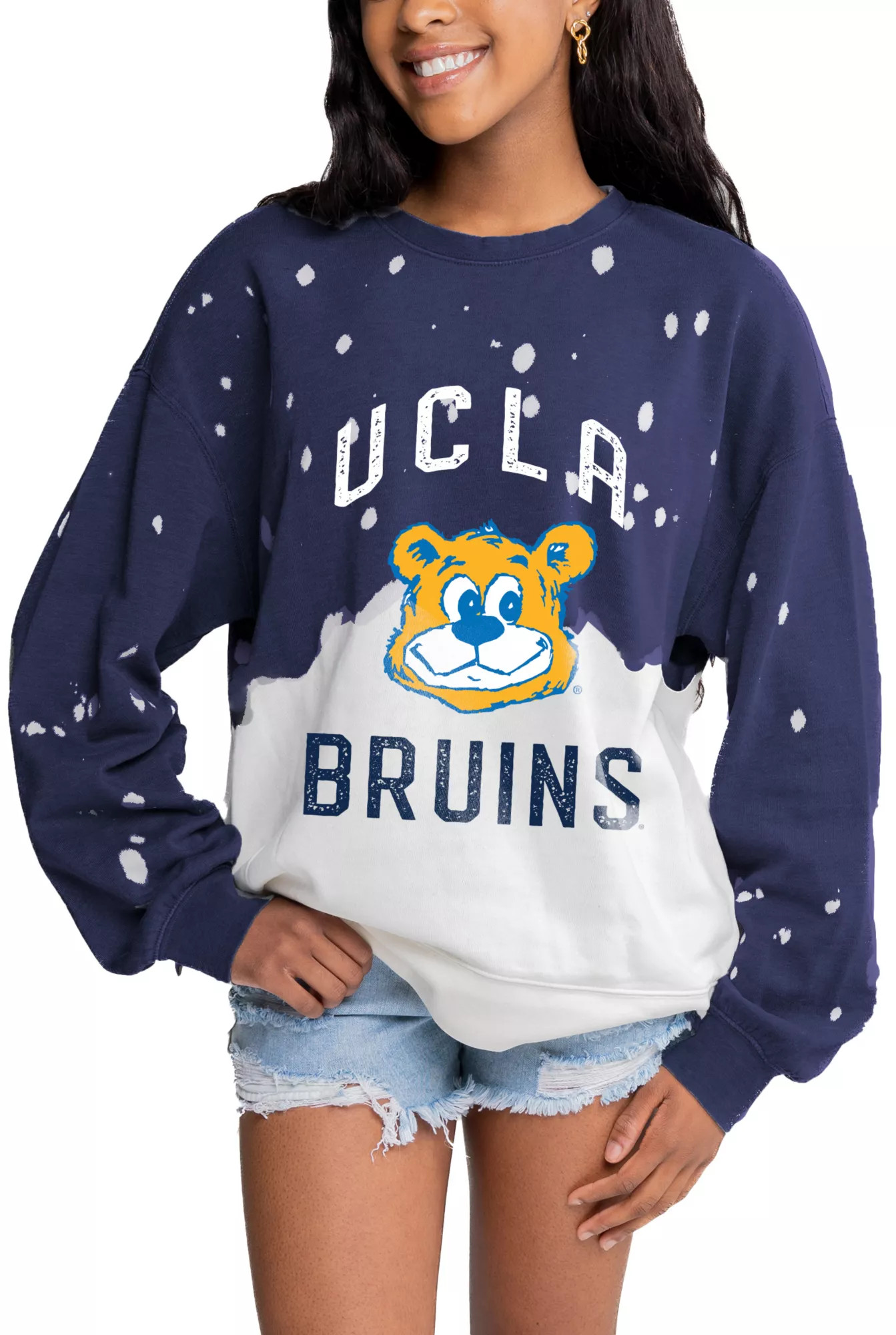 Gameday Couture Women's UCLA Bruins True Blue Faded Crew Sweater | Dick's Sporting Goods
