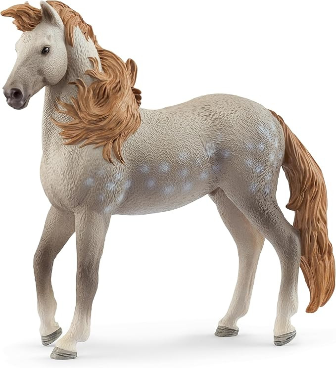 Schleich Horse Club - Andalusian Stallion - 5" Hand-Painted Collectable, Realistic Toy Horse Figu... | Amazon (US)