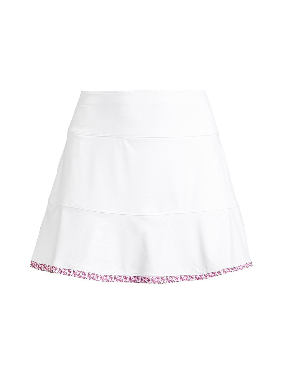Women's Caroline UPF 50+ A-Line Tennis Skirt - White Knockout - Size XL | Saks Fifth Avenue
