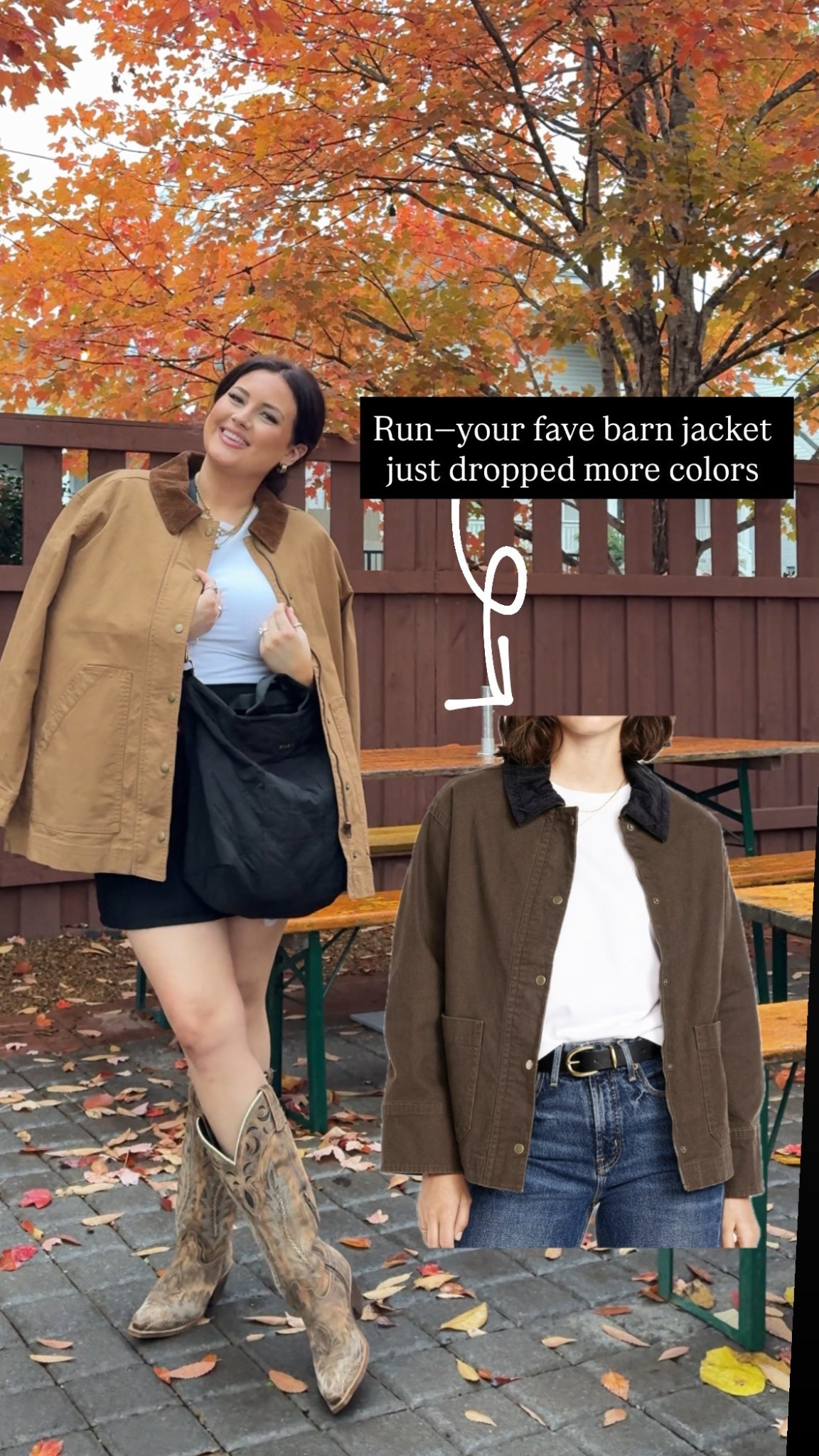 This viral barn jacket is back—now in new colors and perfect for fall layering. These popular  jackets sells out fast every season, so grab yours while sizes last. Styled here with jeans and silver flats for an easy transitional look! 🍂 

#jackets 
Barn jacket

#LTKFindsUnder100 #LTKSeasonal #LTKStyleTip