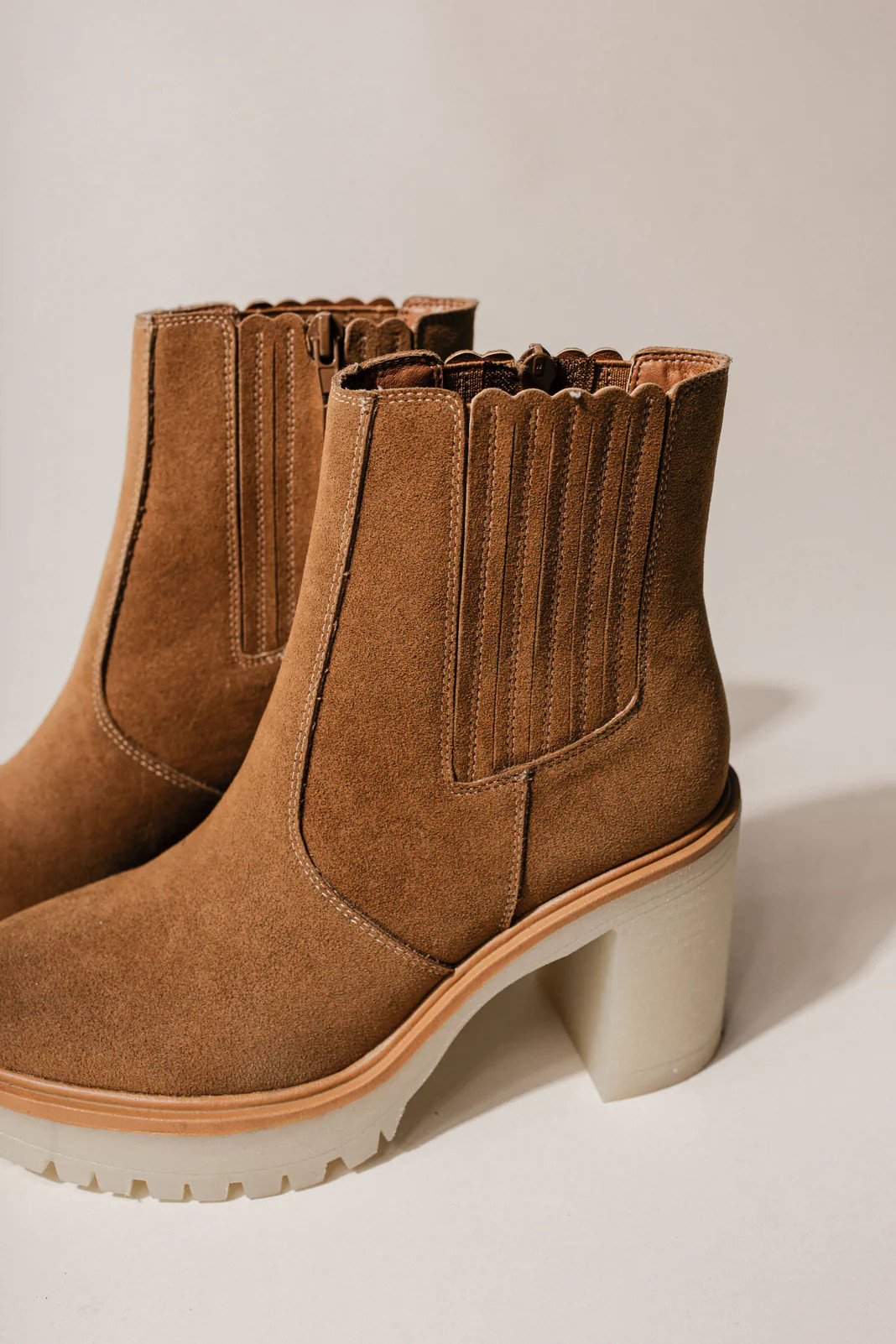 Anastasia Platform Boots in Cognac - böhme | Böhme US