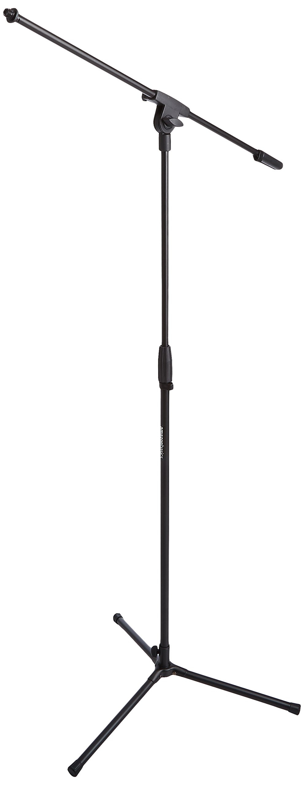 Amazon Basics Adjustable Boom Height Microphone Stand with Tripod Base for Singing, Up to 85.75 I... | Amazon (US)