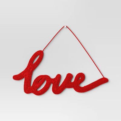 Beaded Love Valentine's Wall Hanging - Threshold™ | Target
