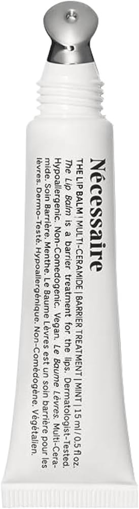 Nécessaire The Lip Balm | Hydrating Lip Balm for Women and Men, Clear, Mint, Multi-Ceramide, Tre... | Amazon (US)