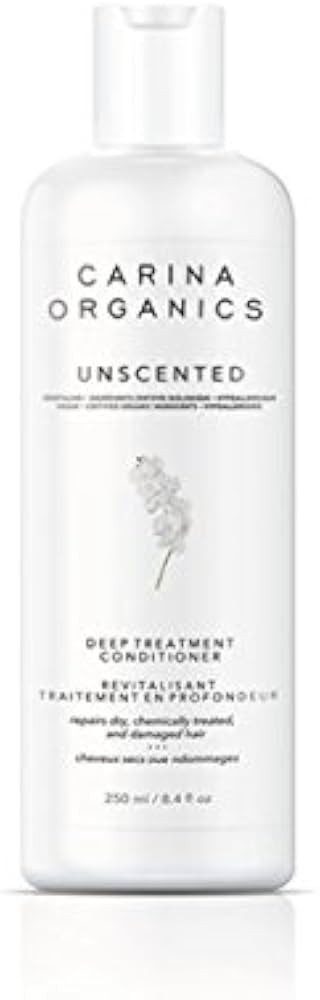 Carina Organics Unscented Deep Treatment Conditioner, 250ml | Amazon (US)