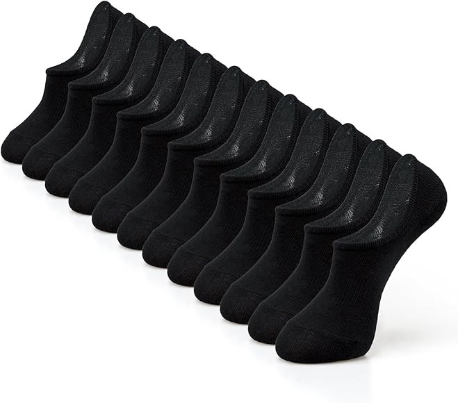IDEGG Women and Men No Show Socks Low Cut Anti-slid Cotton Athletic Casual Socks | Amazon (US)