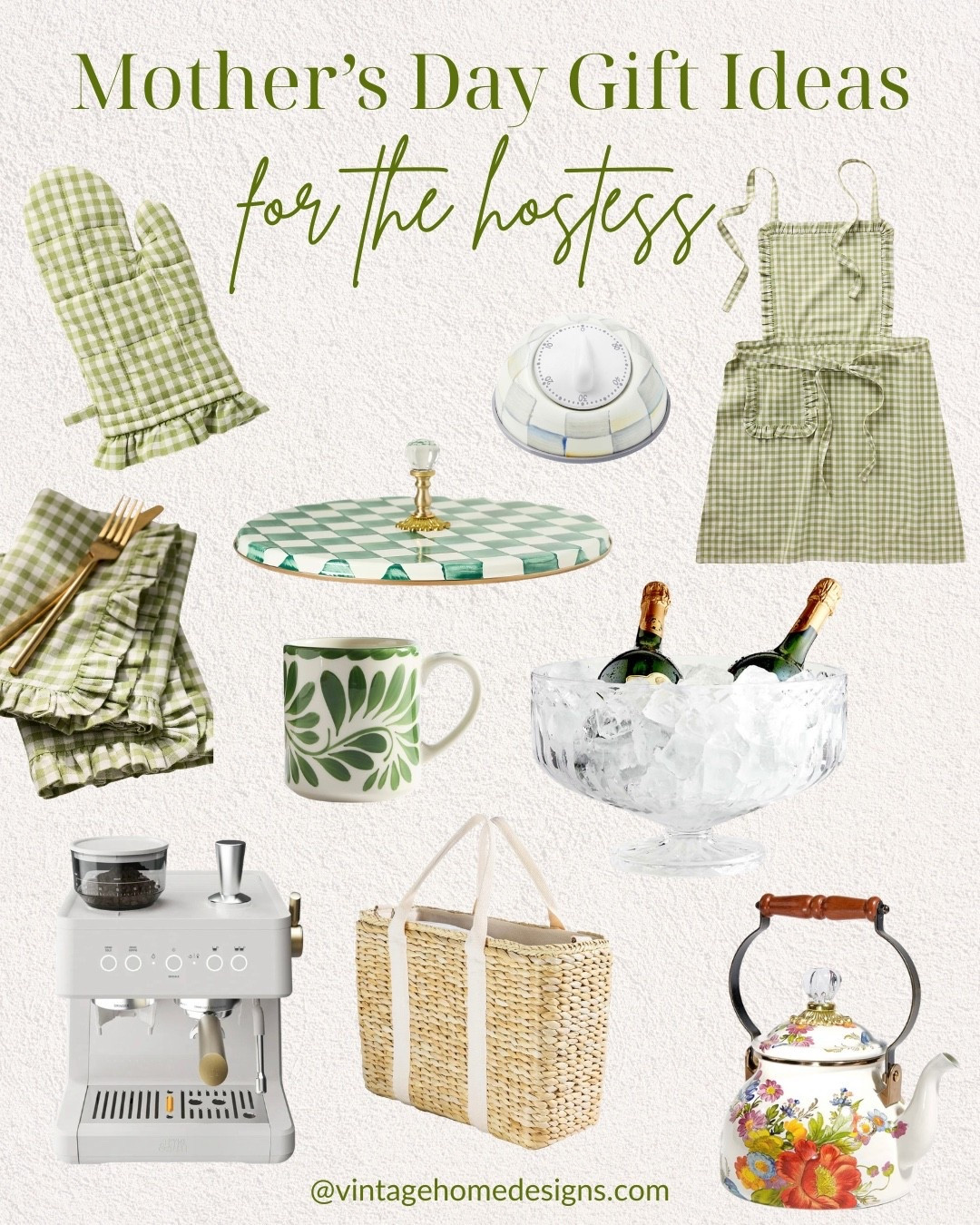 For the lady who loves opening up her home and making everyone feel welcome, a gift that helps her host in style is always a great idea. 

Whether she’s throwing together a last-minute get together or planning an elaborate dinner party, she takes pride in every little detail.

Beautiful serving pieces, a fun apron or cute coffee mugs are all gifts that will have her excited to plan her next gathering. ￼

#LTKOver40 #LTKMothersDay #LTKHome