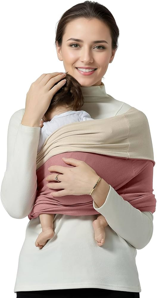 Baby Wrap Carrier, Lightweight Baby Wearing Wraps for Newborn and Infant, Soft Swaddle Holder Car... | Amazon (US)