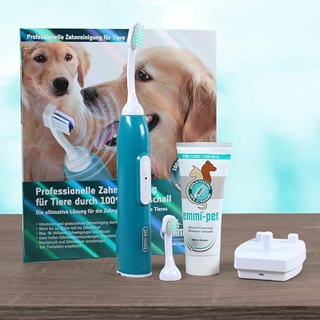 emmi-pet electric toothbrush for pets 2.0 - Skin Care Bundle. Gentle Oral Hygiene and Skin Care w... | Amazon (US)
