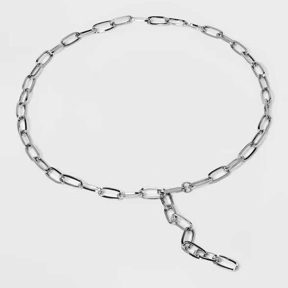 Women's Paper Clip Belt - Wild Fable™ Sliver | Target