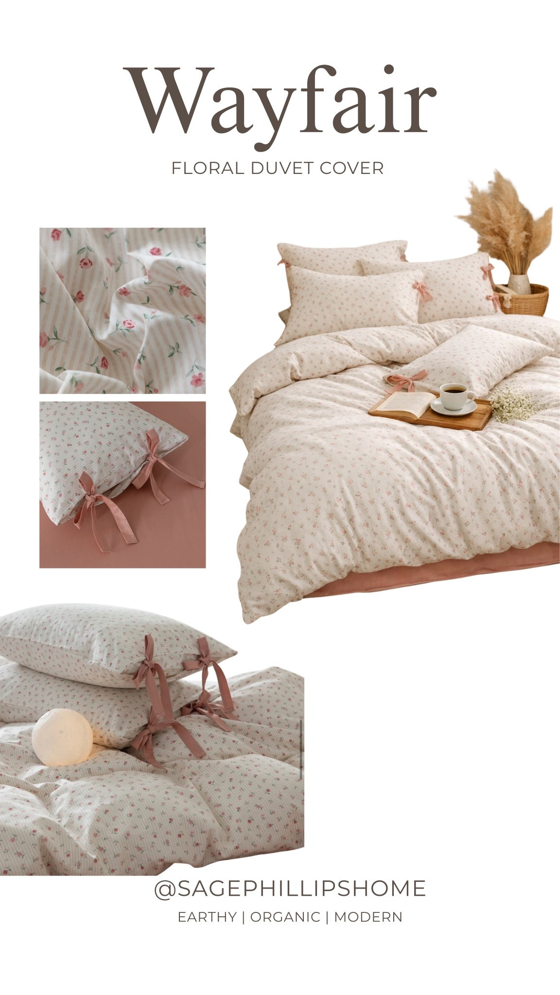 Sweetest little floral bedding 🤍
100% cotton, soft, breathable, and the perfect delicate print for a cozy layered bed.
Linked here for anyone looking for something light, neutral, and timeless.

#LTKhome #LTKsale #LTKstyletip