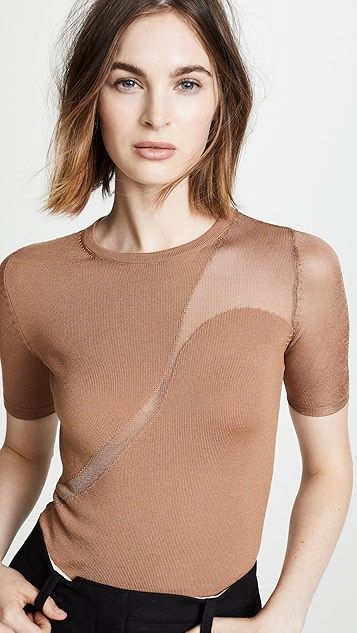 Short Sleeve Crew Neck Sweater | Shopbop