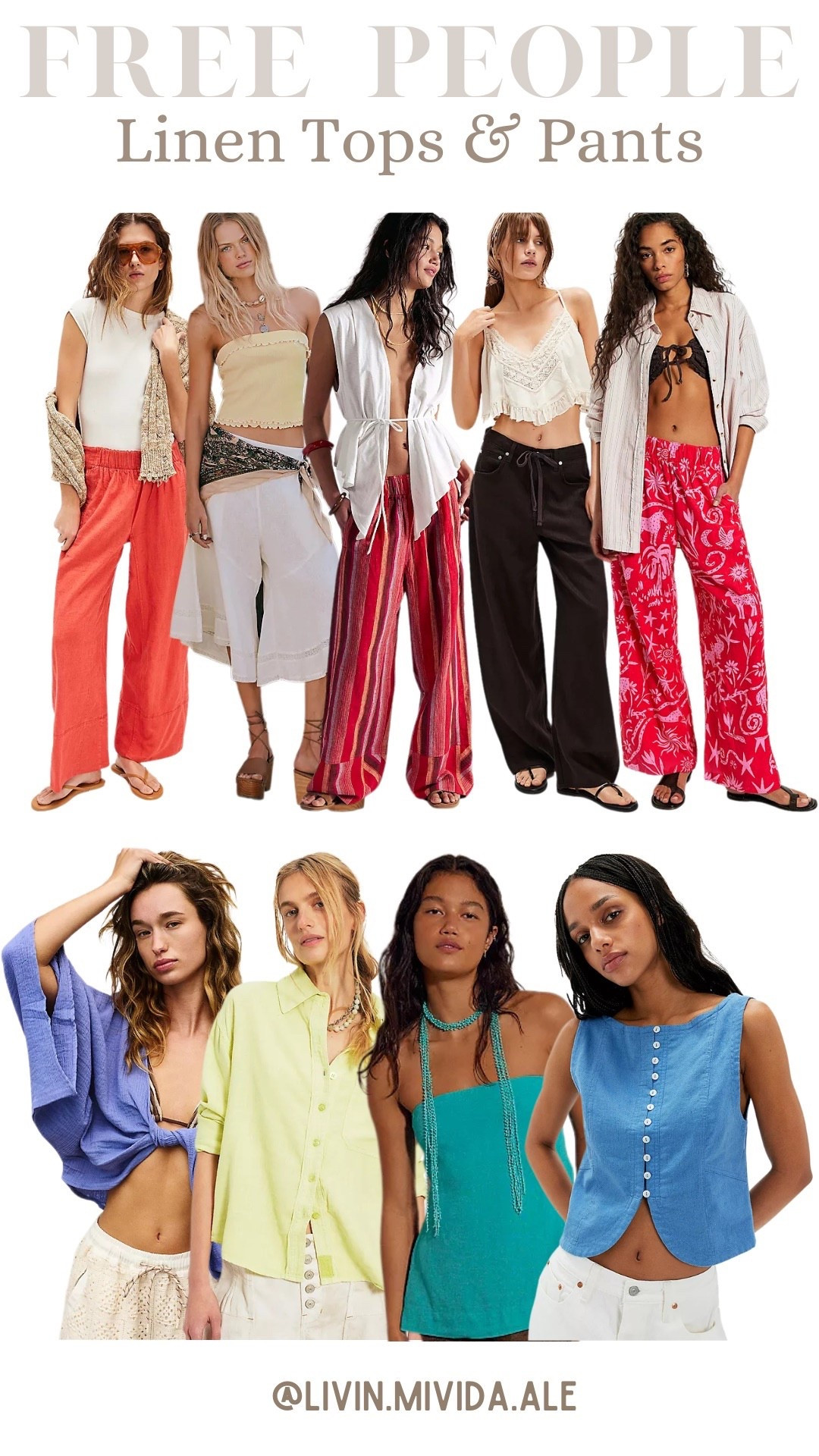 Linen tops & pants 🙌🏼

#freepeople #linen #women

#LTKSeasonal #LTKootd #LTKTravel
