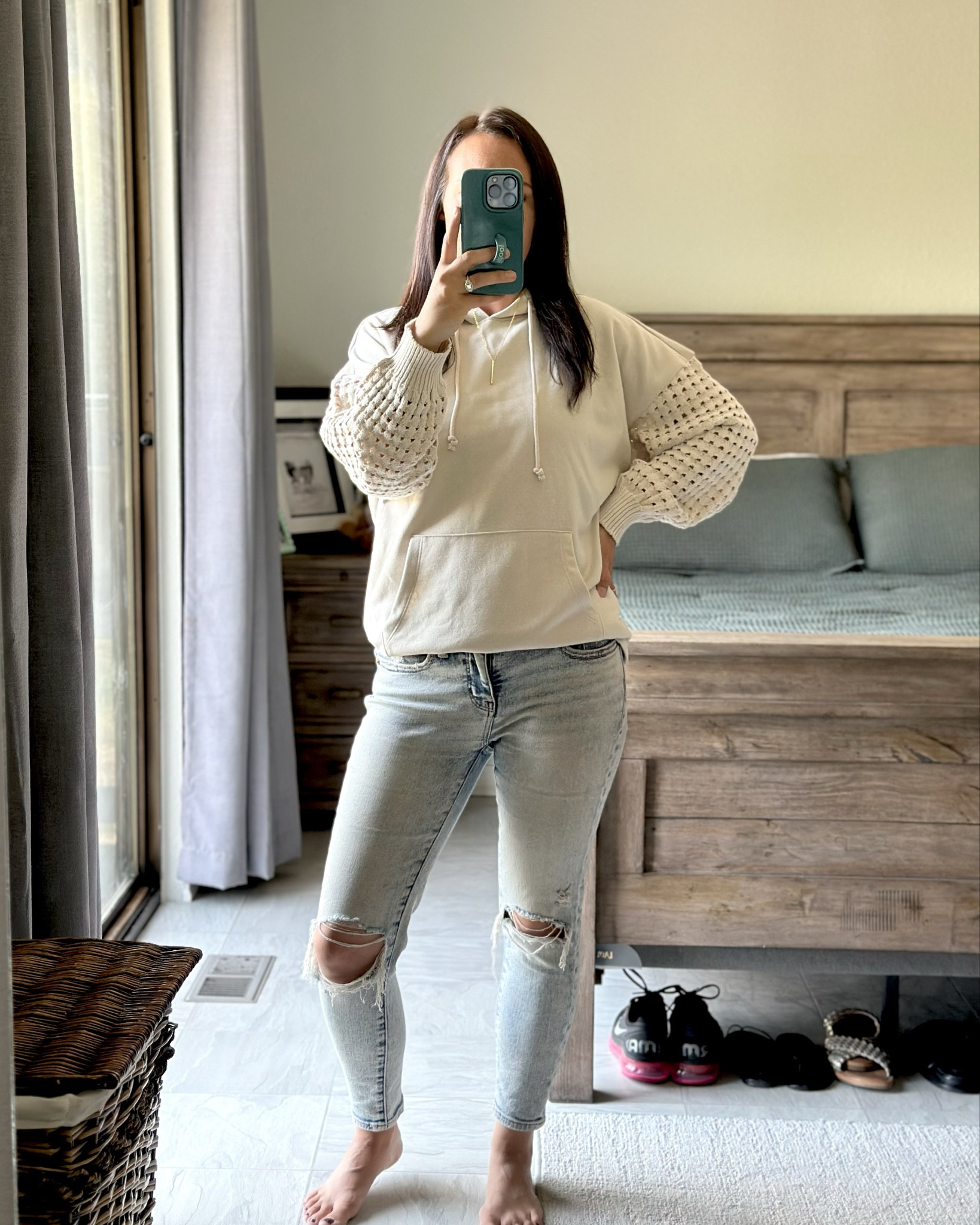 It’s almost hoodie season!!!! 🍁
Absolutely love this one with the crochet sleeves! 
#walmart #hoodie #crochetsleeves #hoodieseason #almostfall #ilovehoodies #walmartfashion #womensfashion #womensfallfashion #like #comment #save #share #follow 

#LTKSeasonal #LTKFindsUnder50 #LTKFindsUnder100