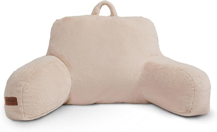UnHide Squish Backrest Pillow - A Large Pillow with Arms for Sitting Up in Bed, Reading or Loungi... | Amazon (US)
